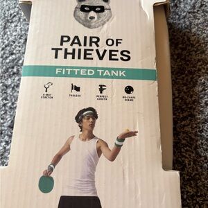 Pair of Thieves Mens Tank  2pk
White S Moisture Wicking Breathable Fabric